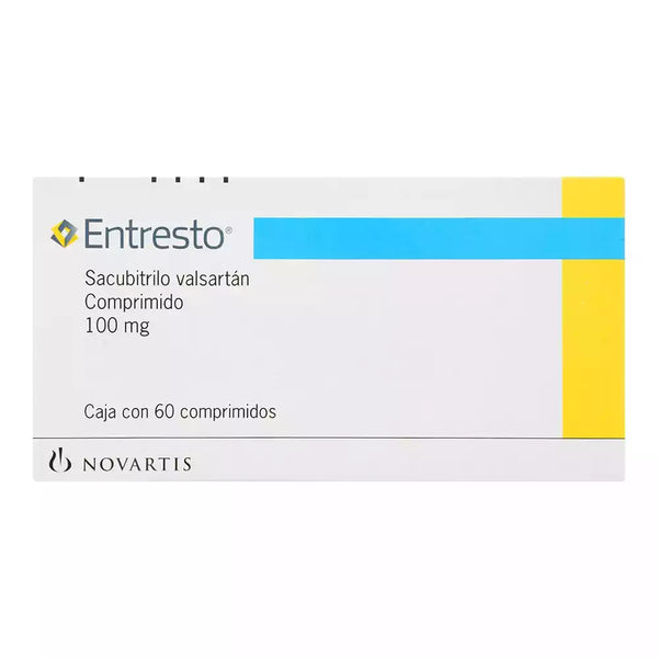 Entresto Sacubitrilo/Valsartán 100 mg - 60 comprimidos